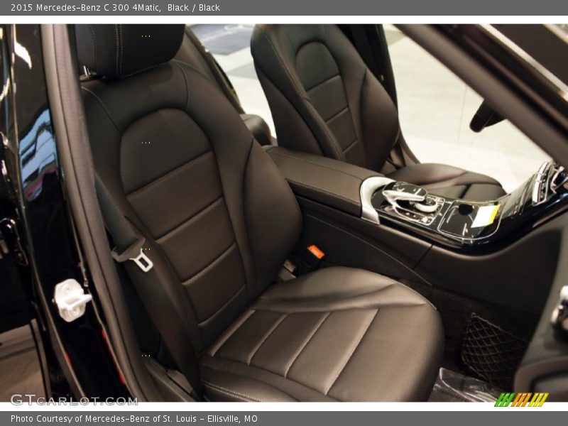 Black / Black 2015 Mercedes-Benz C 300 4Matic