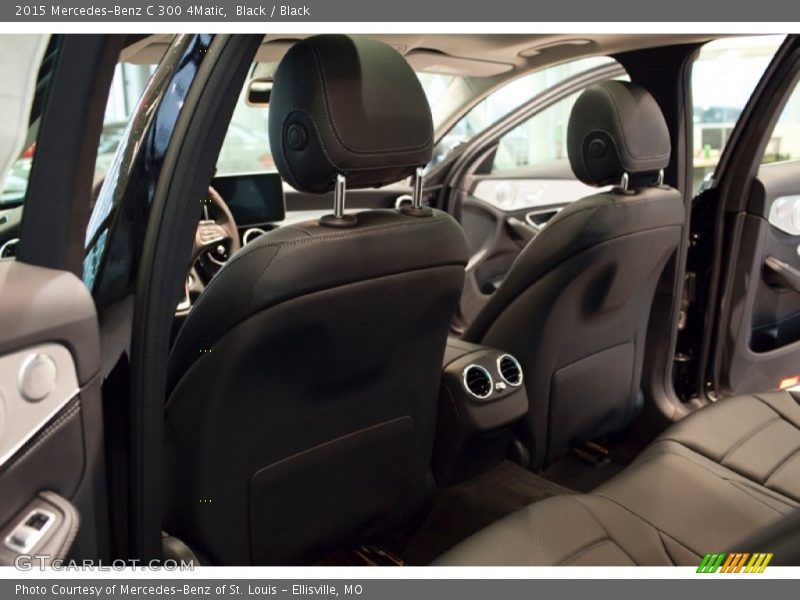 Black / Black 2015 Mercedes-Benz C 300 4Matic