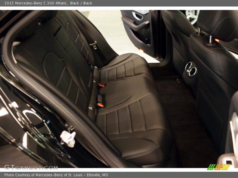 Black / Black 2015 Mercedes-Benz C 300 4Matic