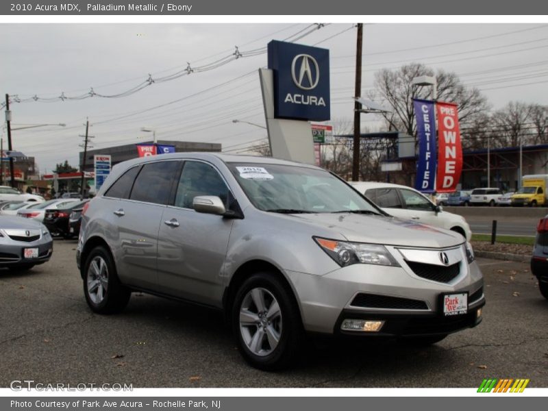 Palladium Metallic / Ebony 2010 Acura MDX