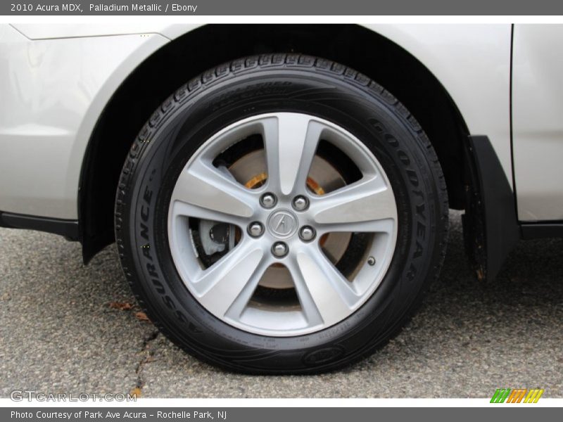 Palladium Metallic / Ebony 2010 Acura MDX