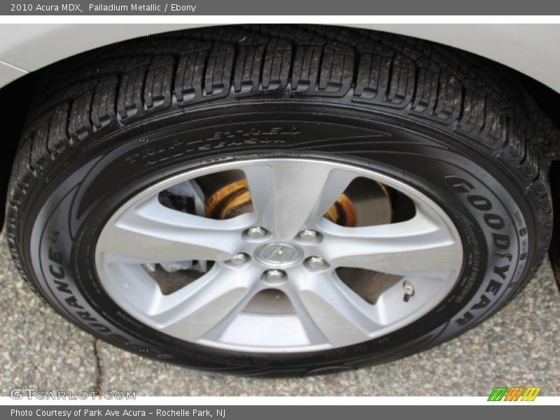 Palladium Metallic / Ebony 2010 Acura MDX