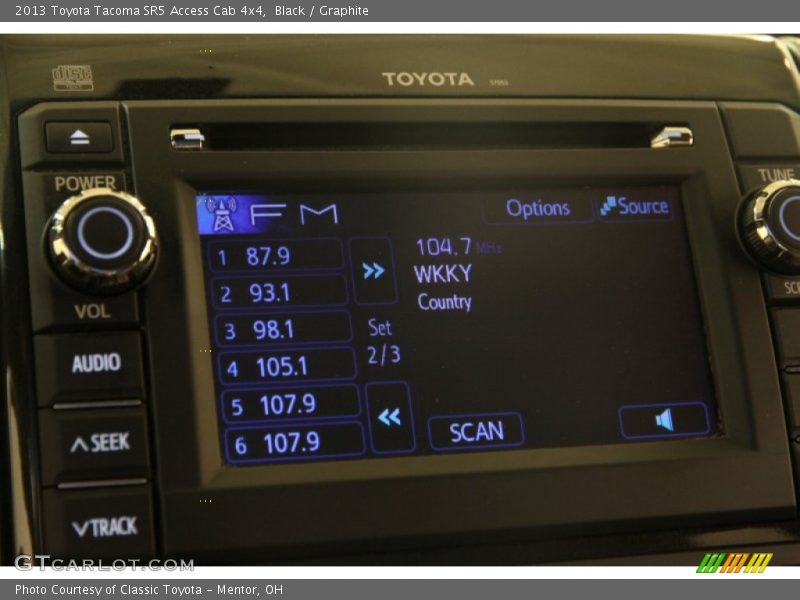 Black / Graphite 2013 Toyota Tacoma SR5 Access Cab 4x4