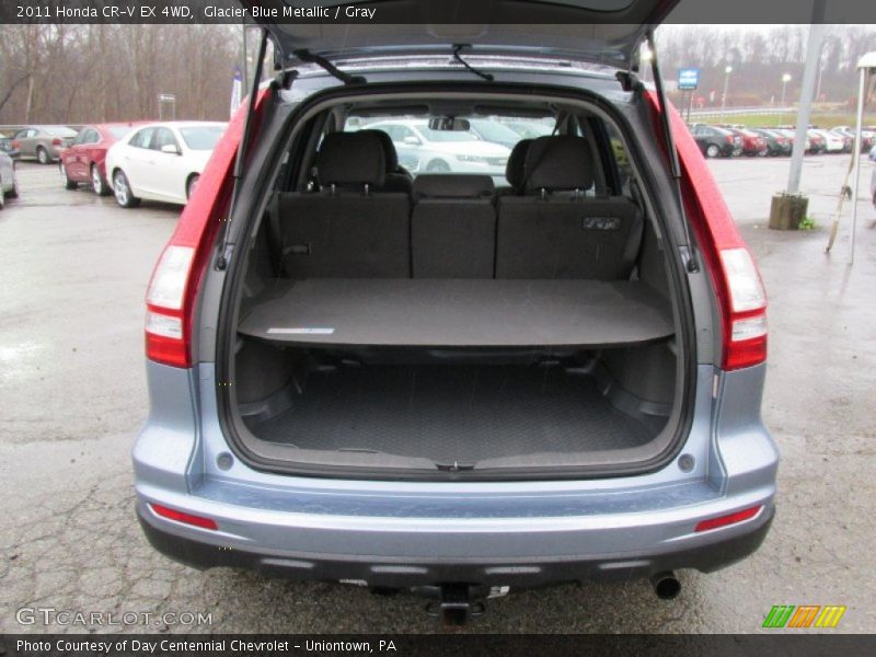 Glacier Blue Metallic / Gray 2011 Honda CR-V EX 4WD