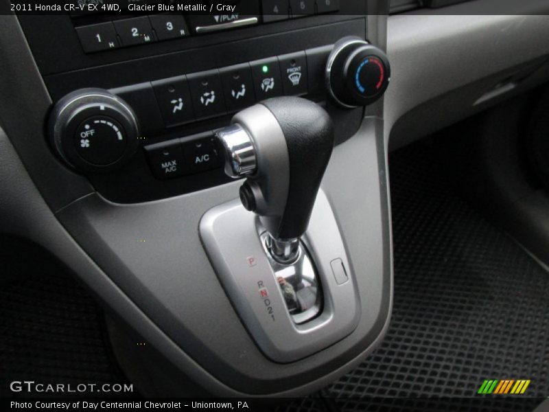 Glacier Blue Metallic / Gray 2011 Honda CR-V EX 4WD