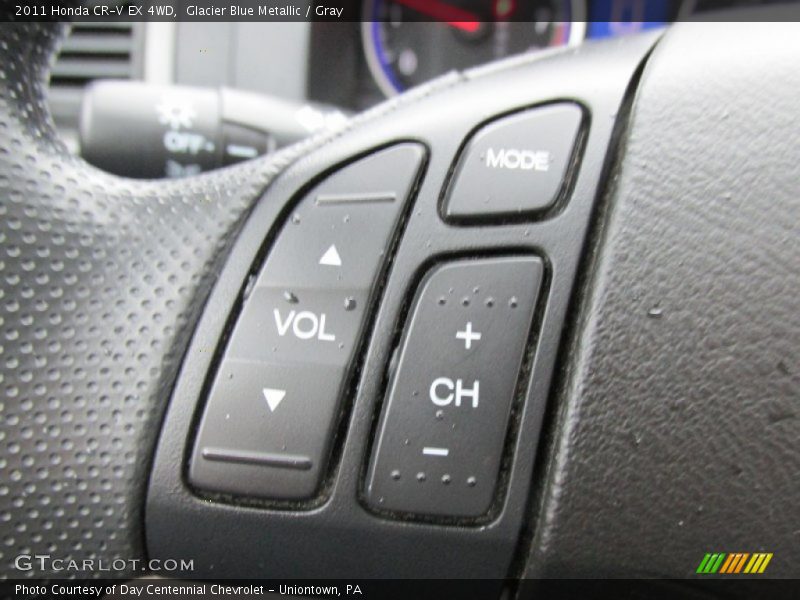 Glacier Blue Metallic / Gray 2011 Honda CR-V EX 4WD