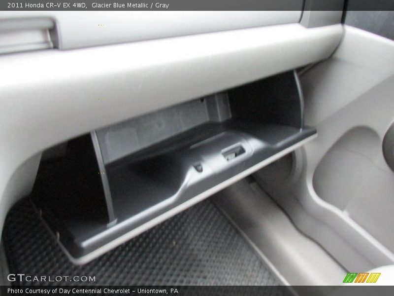 Glacier Blue Metallic / Gray 2011 Honda CR-V EX 4WD