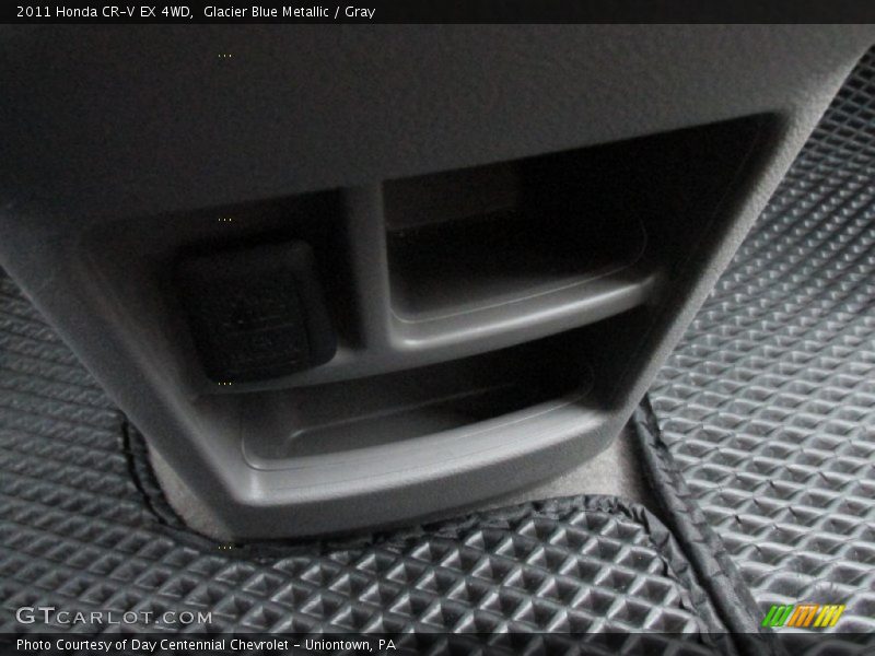 Glacier Blue Metallic / Gray 2011 Honda CR-V EX 4WD