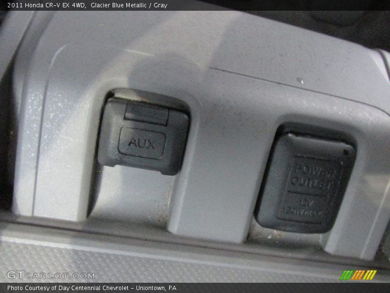 Glacier Blue Metallic / Gray 2011 Honda CR-V EX 4WD