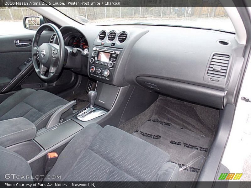 Winter Frost White / Charcoal 2010 Nissan Altima 2.5 S Coupe