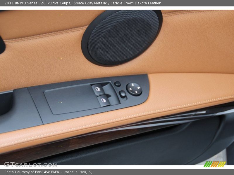 Space Gray Metallic / Saddle Brown Dakota Leather 2011 BMW 3 Series 328i xDrive Coupe