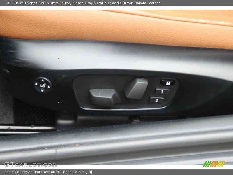 Space Gray Metallic / Saddle Brown Dakota Leather 2011 BMW 3 Series 328i xDrive Coupe