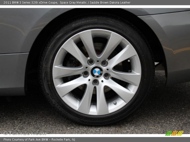 Space Gray Metallic / Saddle Brown Dakota Leather 2011 BMW 3 Series 328i xDrive Coupe