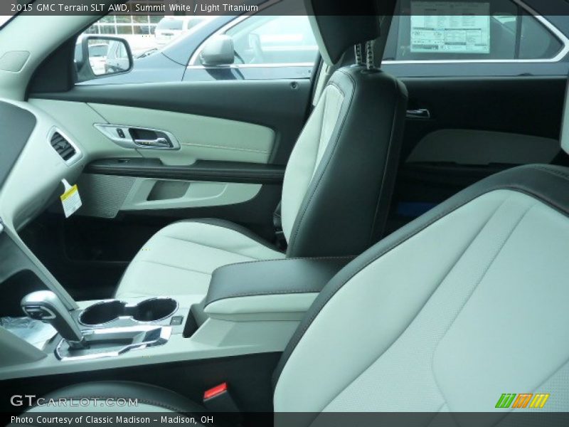 Summit White / Light Titanium 2015 GMC Terrain SLT AWD
