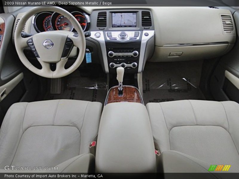 Deep Sapphire Metallic / Beige 2009 Nissan Murano LE AWD