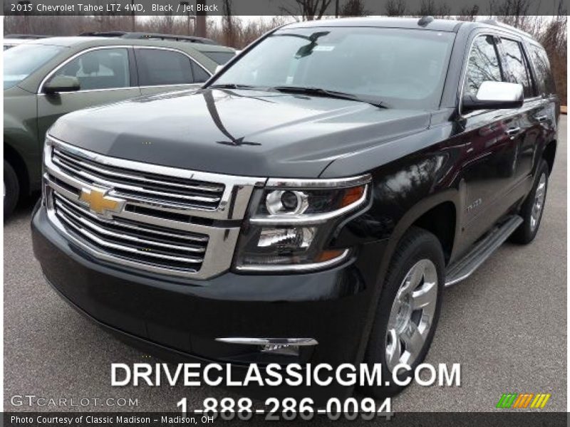 Black / Jet Black 2015 Chevrolet Tahoe LTZ 4WD