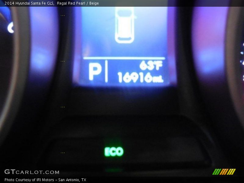 Regal Red Pearl / Beige 2014 Hyundai Santa Fe GLS