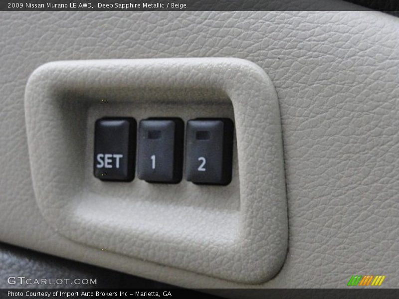 Deep Sapphire Metallic / Beige 2009 Nissan Murano LE AWD