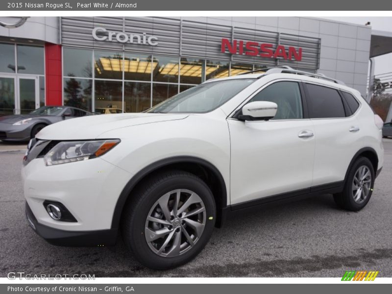 Pearl White / Almond 2015 Nissan Rogue SL