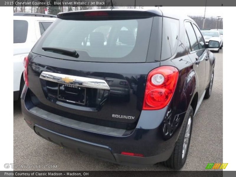 Blue Velvet Metallic / Jet Black 2015 Chevrolet Equinox LS