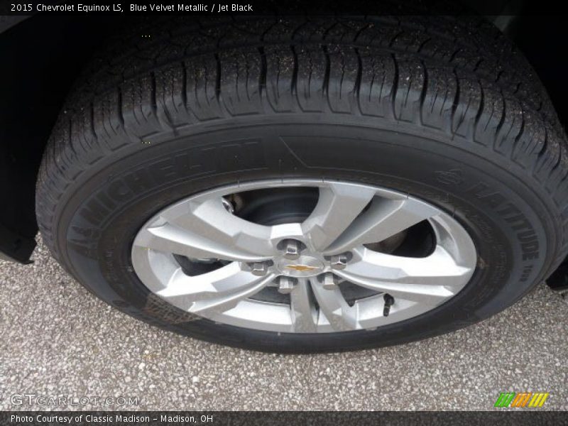 Blue Velvet Metallic / Jet Black 2015 Chevrolet Equinox LS