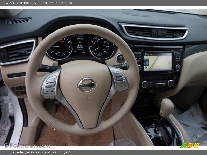 Pearl White / Almond 2015 Nissan Rogue SL