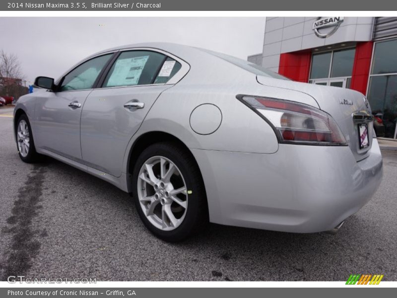 Brilliant Silver / Charcoal 2014 Nissan Maxima 3.5 S