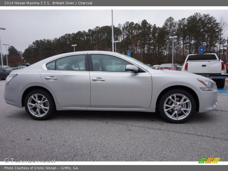 Brilliant Silver / Charcoal 2014 Nissan Maxima 3.5 S