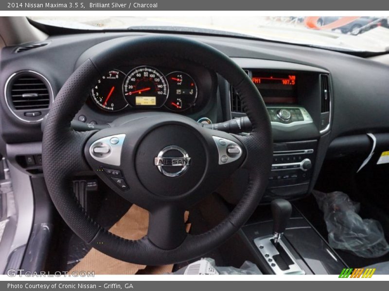 Brilliant Silver / Charcoal 2014 Nissan Maxima 3.5 S