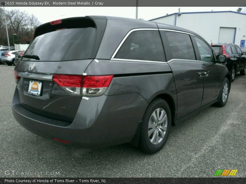 Modern Steel Metallic / Gray 2015 Honda Odyssey EX