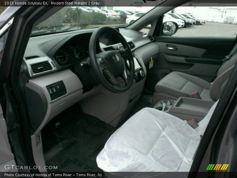 Modern Steel Metallic / Gray 2015 Honda Odyssey EX