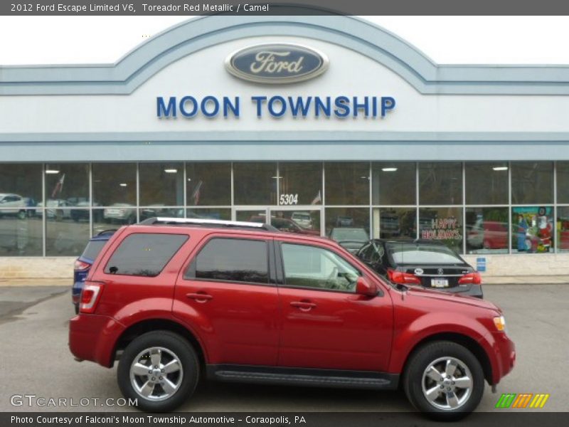 Toreador Red Metallic / Camel 2012 Ford Escape Limited V6