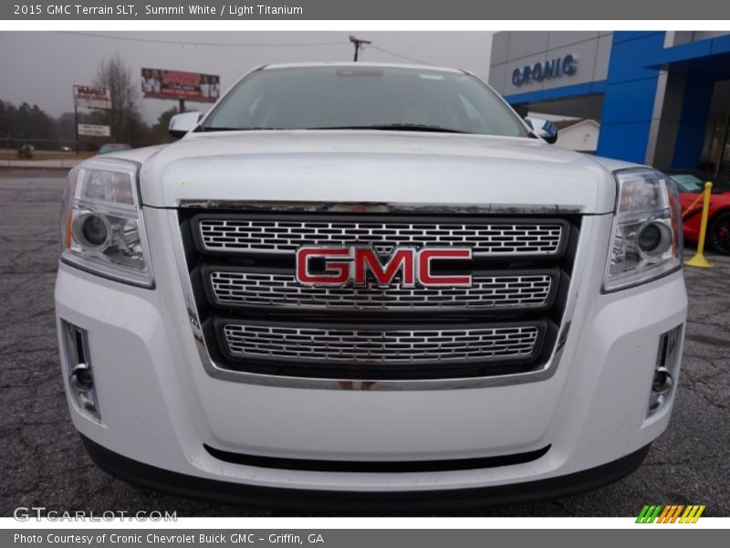 Summit White / Light Titanium 2015 GMC Terrain SLT