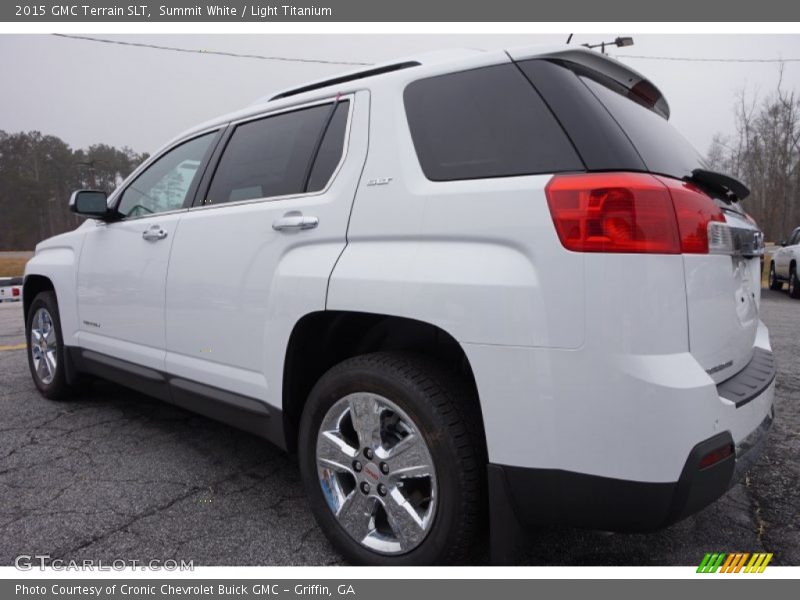 Summit White / Light Titanium 2015 GMC Terrain SLT