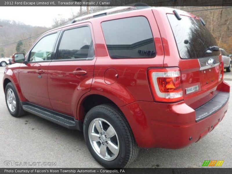 Toreador Red Metallic / Camel 2012 Ford Escape Limited V6