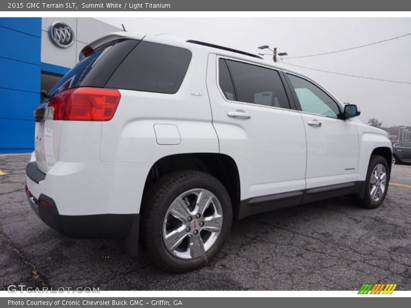 Summit White / Light Titanium 2015 GMC Terrain SLT
