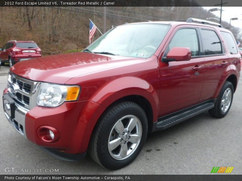 Toreador Red Metallic / Camel 2012 Ford Escape Limited V6