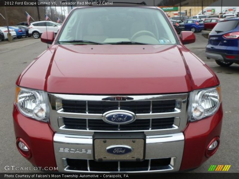 Toreador Red Metallic / Camel 2012 Ford Escape Limited V6
