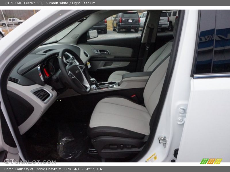 Summit White / Light Titanium 2015 GMC Terrain SLT