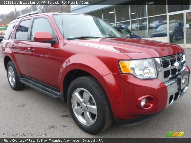 Toreador Red Metallic / Camel 2012 Ford Escape Limited V6