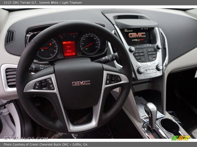 Summit White / Light Titanium 2015 GMC Terrain SLT