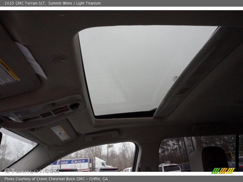 Summit White / Light Titanium 2015 GMC Terrain SLT