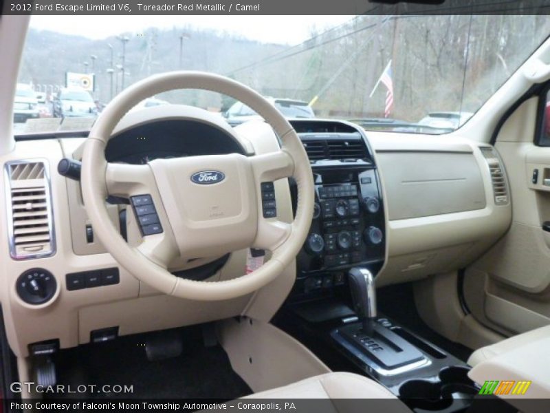 Toreador Red Metallic / Camel 2012 Ford Escape Limited V6