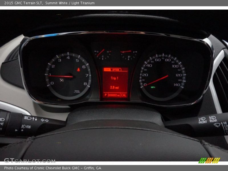 Summit White / Light Titanium 2015 GMC Terrain SLT