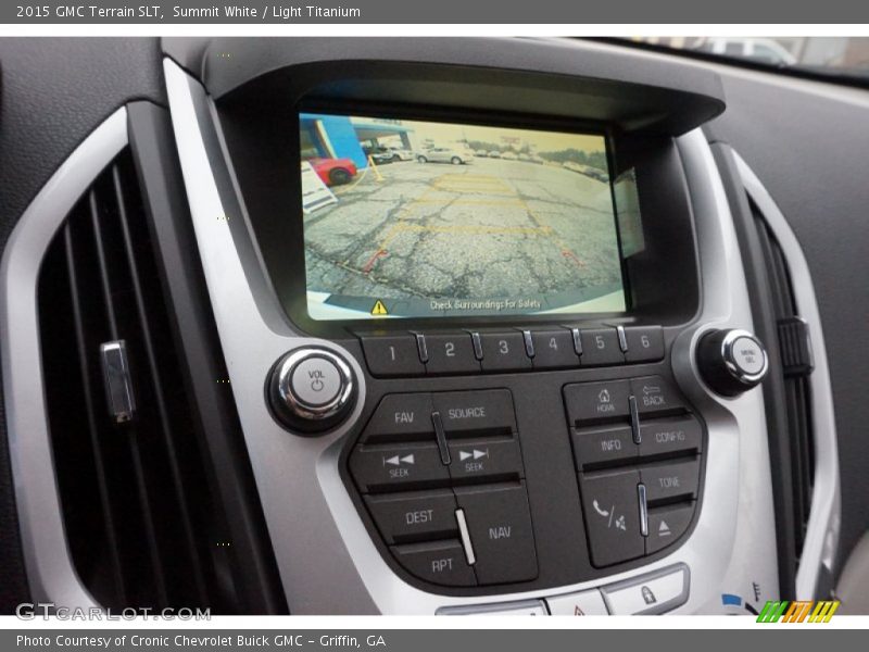 Summit White / Light Titanium 2015 GMC Terrain SLT