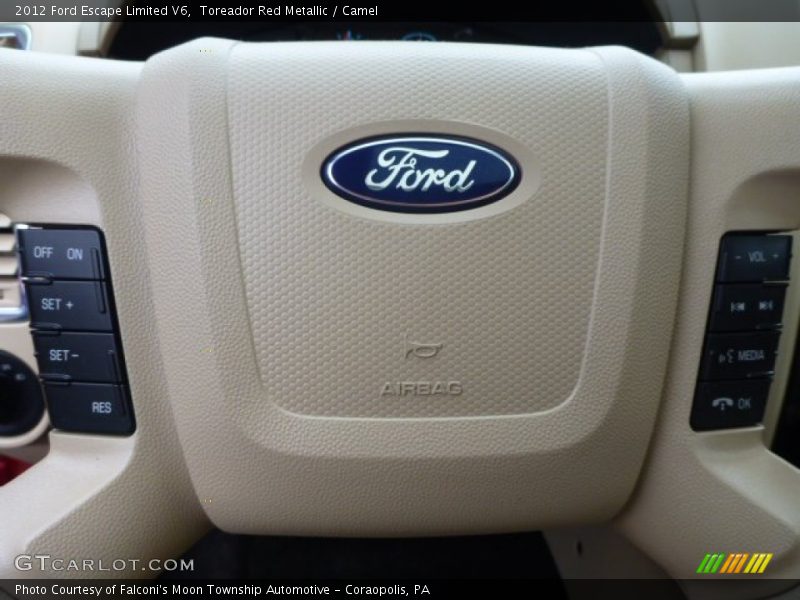 Toreador Red Metallic / Camel 2012 Ford Escape Limited V6