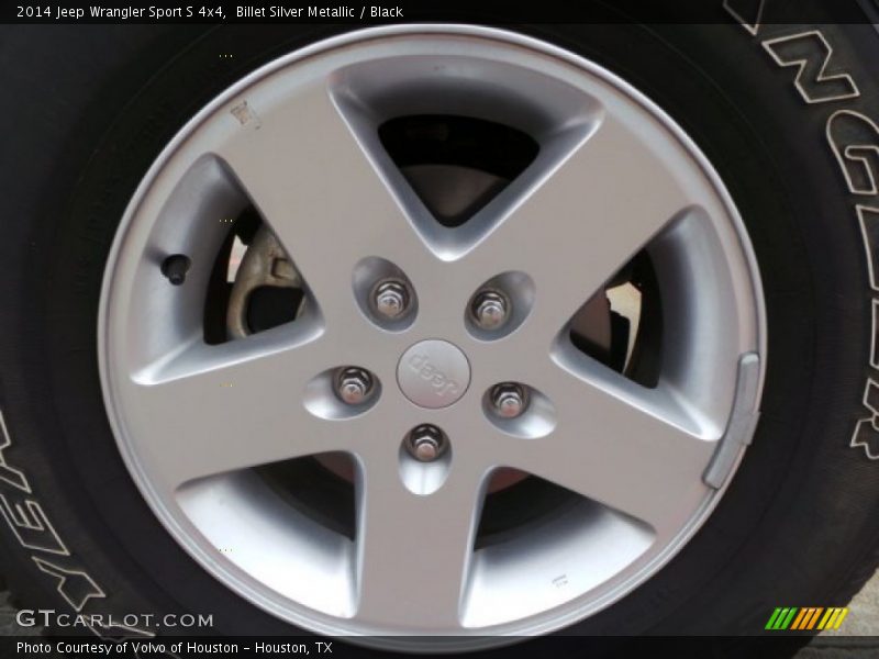 Billet Silver Metallic / Black 2014 Jeep Wrangler Sport S 4x4