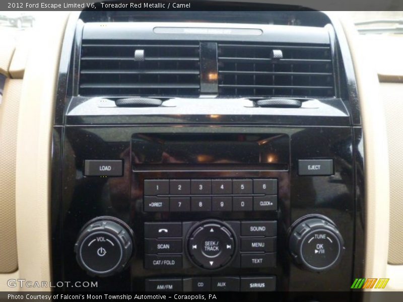 Toreador Red Metallic / Camel 2012 Ford Escape Limited V6