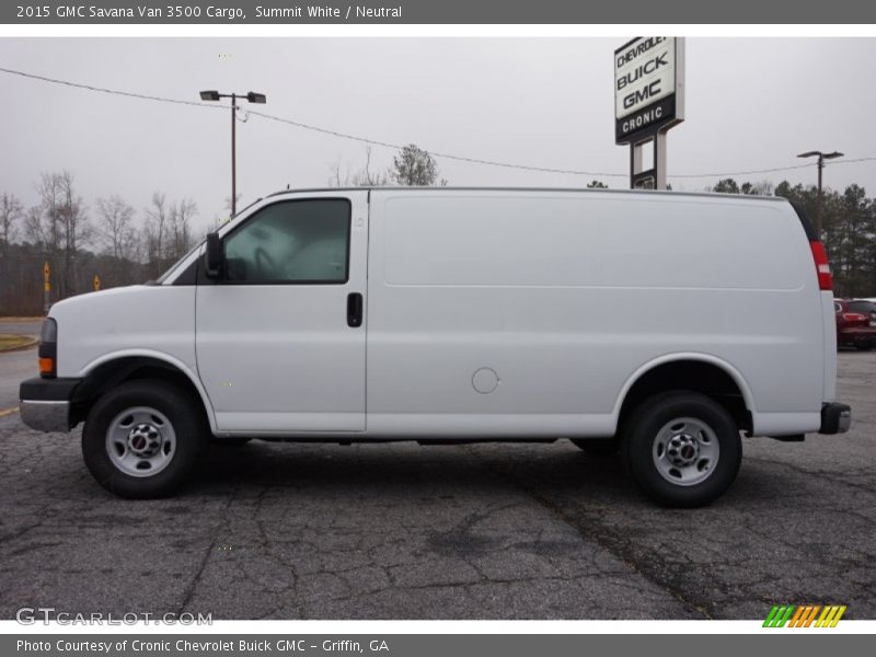 Summit White / Neutral 2015 GMC Savana Van 3500 Cargo