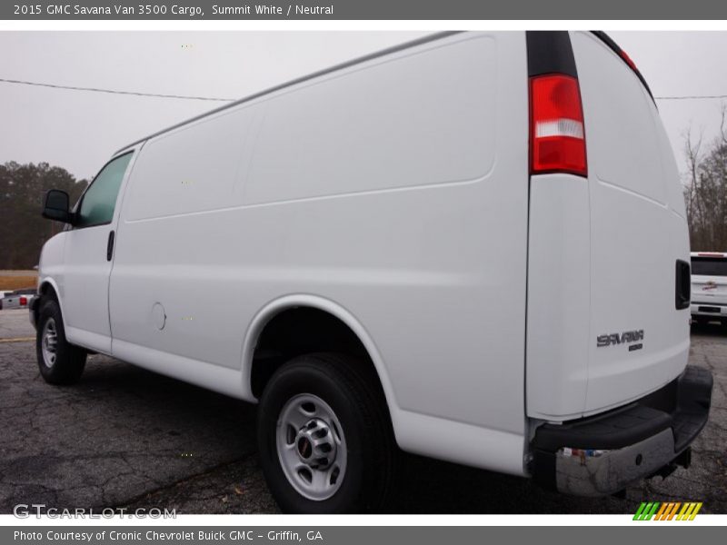 Summit White / Neutral 2015 GMC Savana Van 3500 Cargo